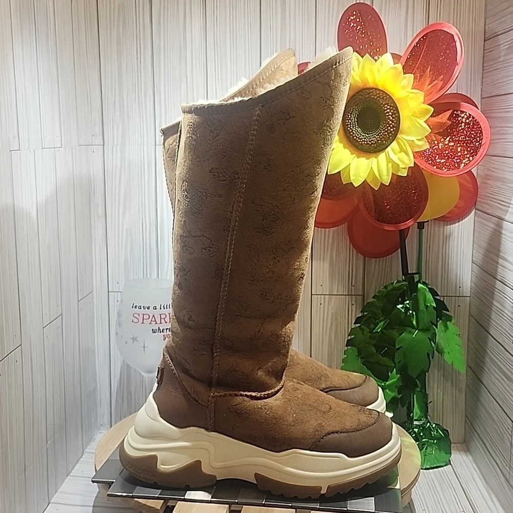 Luxe sheepskin leather with‎ shearling liner #455